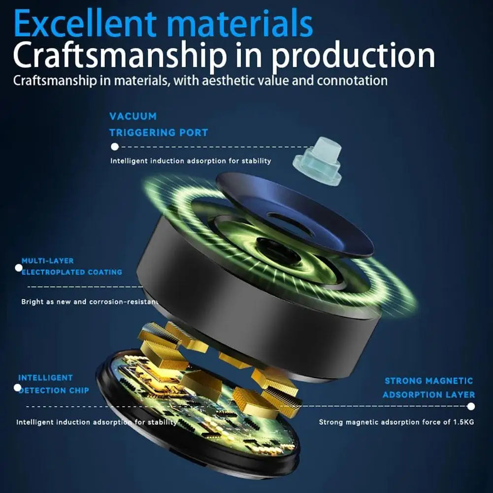 מחזיק טלפון וואקום מגנטי לרכב – יציבות מלאה ובטיחות בכל נסיעה