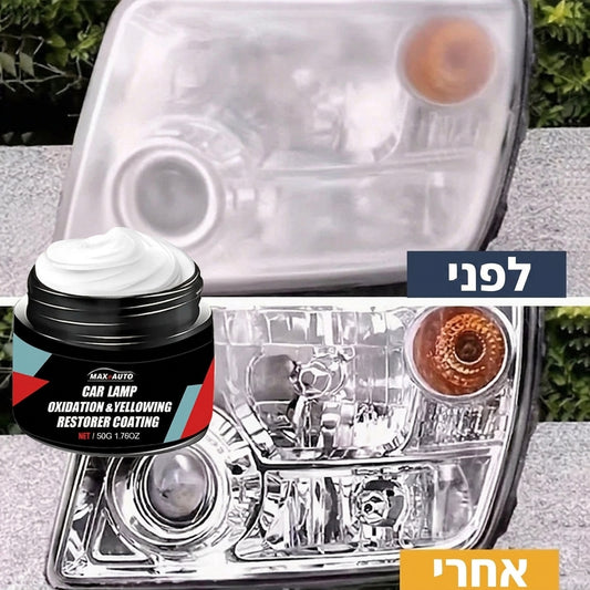 LumiFix – ערכת חידוש הפנסים: פנסים צהובים ועמומים חוזרים להיות כמו חדשים