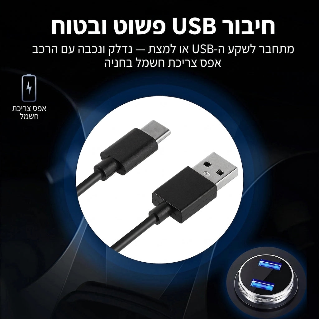 SpeedVision – תצוגת HUD לרכב: המהירות מול העיניים, כמו ברכבי יוקרה