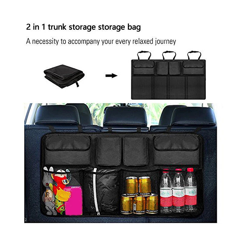 Trunk storage organizer