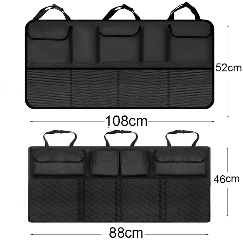 Trunk storage organizer