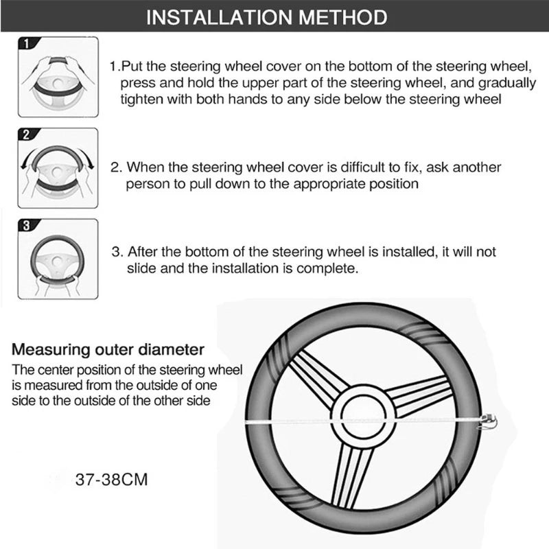 Car steering wheel cover