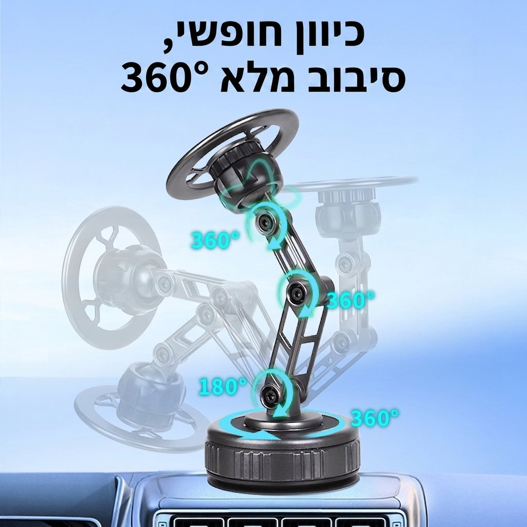 כיוון חופשי וסיבוב 360 מעלות