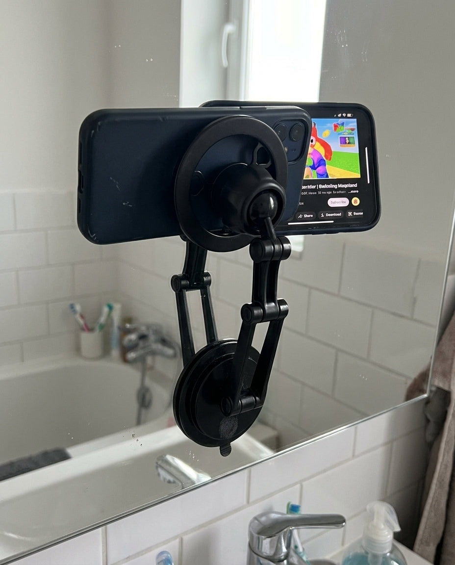 FlexGrip על מראת האמבטיה