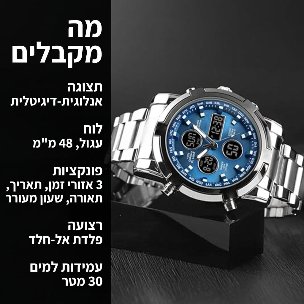 מפרט השעון